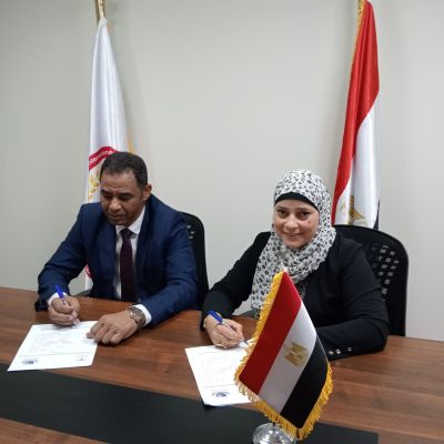  Conclusion of a cooperation protocol with the European Nile University in Cairo, June 2024